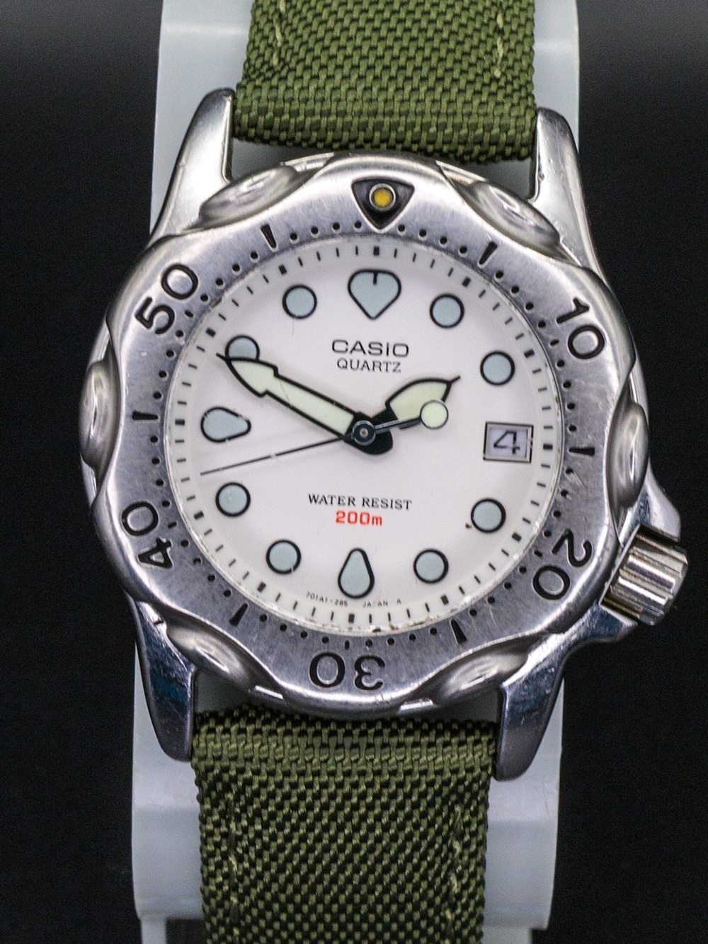 Casio Rare MDP-823 Vintage Air Diver 36mm JDM Import Date Dive Watch